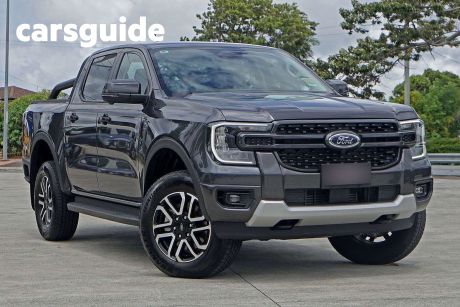 Grey 2023 Ford Ranger Double Cab Pick Up Sport 2.0 (4X4)