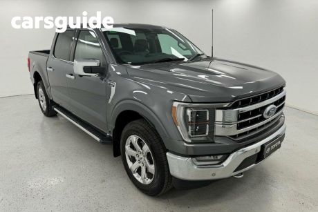 Grey 2023 Ford F150 Double Cab Pick Up Lariat SWB (4WD)