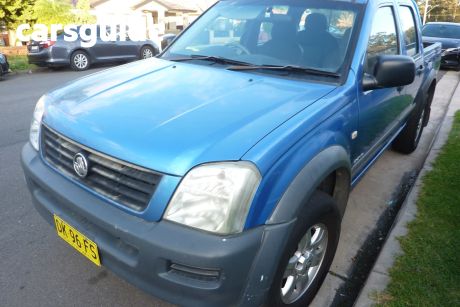 Blue 2005 Holden Rodeo Crew Cab Pickup LX