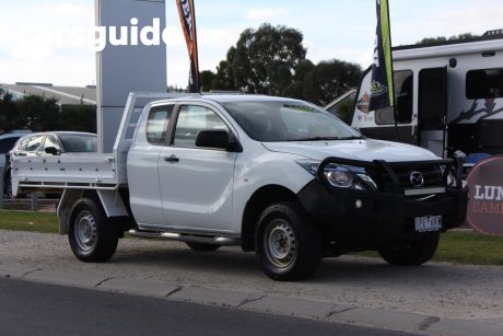 White 2019 Mazda BT-50 Freestyle Cab Chassis XT (4X4) (5YR)