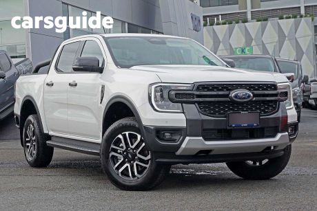 White 2023 Ford Ranger Double Cab Pick Up Sport 2.0 (4X4)