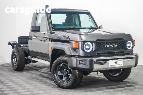Grey 2024 Toyota Landcruiser 70 Series Cab Chassis LC79 GXL
