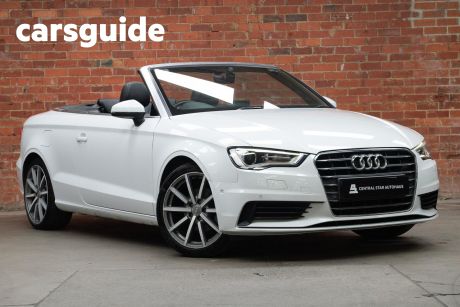 White 2016 Audi A3 Cabriolet 1.4 Tfsi Attraction COD