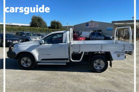 White 2013 Holden Colorado Cab Chassis DX (4X4)