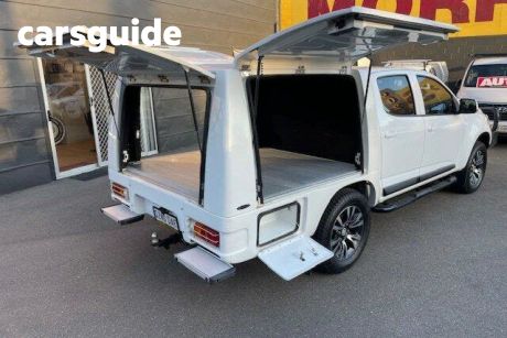 White 2019 Holden Colorado Crew Cab Chassis LS (4X2)