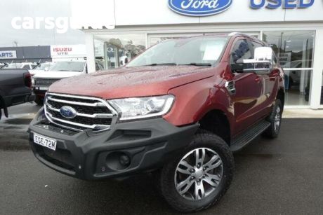 Red 2019 Ford Everest SUV