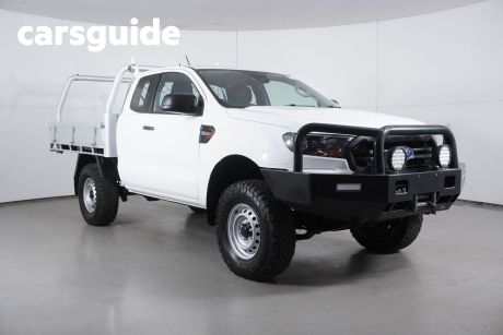 White 2020 Ford Ranger Super Cab Chassis XL 3.2 (4X4)