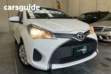 White 2016 Toyota Yaris Hatchback Ascent