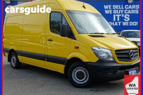 Yellow 2018 Mercedes-Benz Sprinter Commercial 313CDI High Roof LWB 7G-Tronic