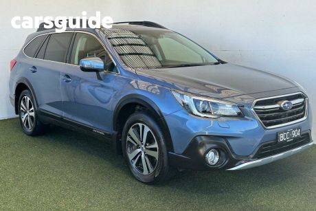 Blue 2019 Subaru Outback Wagon 2.5I Premium