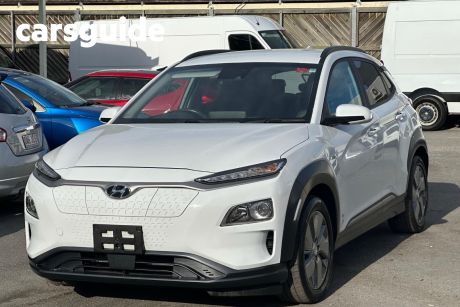 White 2020 Hyundai Kona Wagon Elite Electric