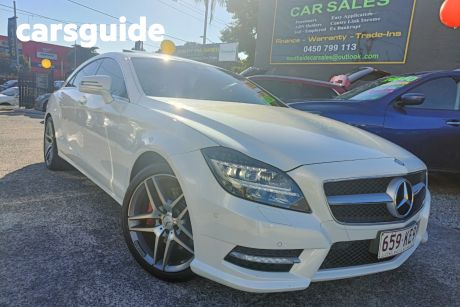 White 2013 Mercedes-Benz CLS350 Coupe BE