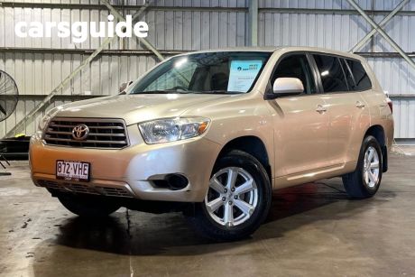 Gold 2009 Toyota Kluger Wagon