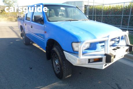 Blue 1998 Holden Rodeo Crew Cab Pickup LX (4X4)