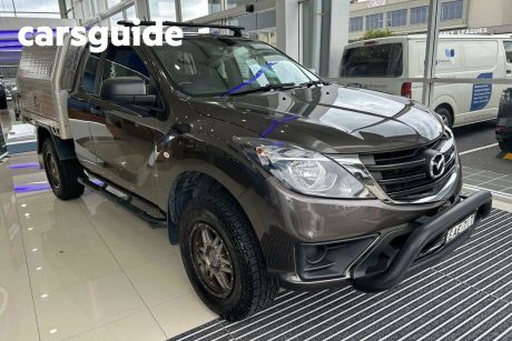 Brown 2018 Mazda BT-50 Freestyle Cab Chassis XT (4X2) (5YR)