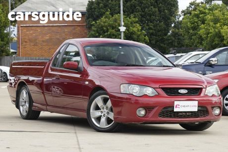 Red 2006 Ford Falcon Utility XR6