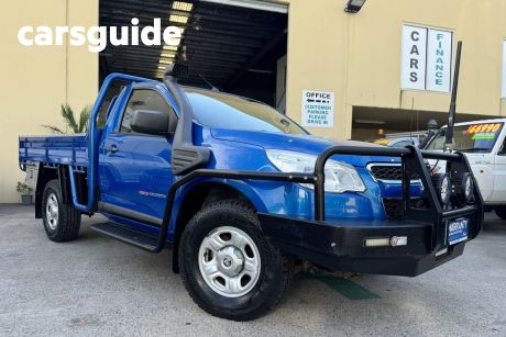 Blue 2015 Holden Colorado Cab Chassis DX (4X4)
