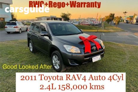 Grey 2011 Toyota RAV4 Wagon CV (2WD)