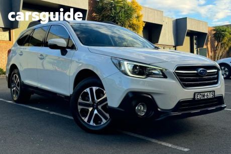 White 2019 Subaru Outback Wagon 2.0D AWD