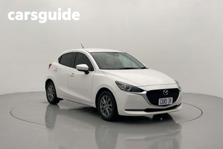 White 2020 Mazda 2 Hatchback G15 Pure