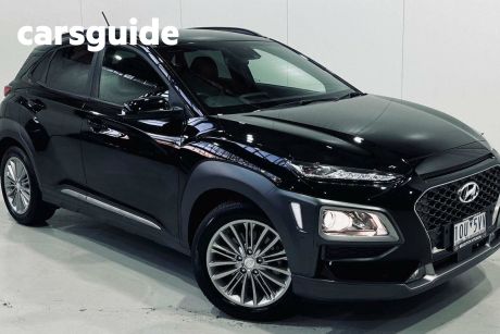 Black 2017 Hyundai Kona Wagon Elite (awd)