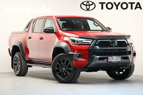Red 2023 Toyota Hilux Double Cab Pick Up Rogue (4X4)