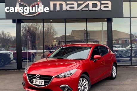 Red 2016 Mazda 3 Hatchback Touring