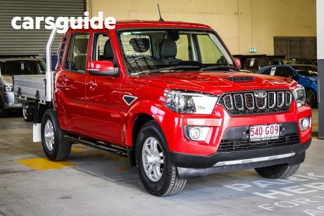 Red 2022 Mahindra PIK-UP Dual Cab Chassis S11 4X4