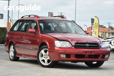 Red 1999 Subaru Liberty Wagon Heritage (awd)