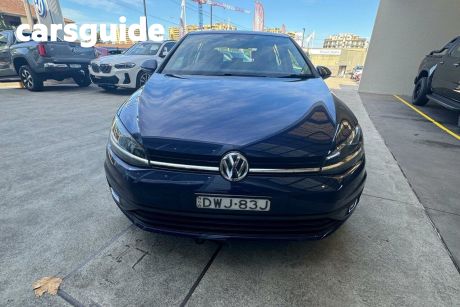 Blue 2018 Volkswagen Golf Hatchback 110 TSI