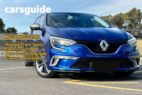 Blue 2019 Renault Megane Hatchback GT-Line
