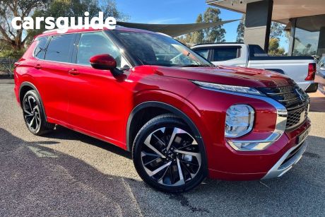 Red 2022 Mitsubishi Outlander Wagon Exceed 7 Seat (awd)