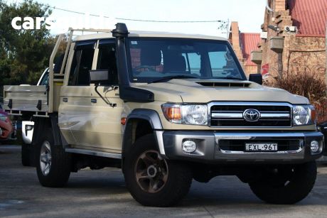 Beige 2022 Toyota Landcruiser 70 Series Double Cab Chassis GXL