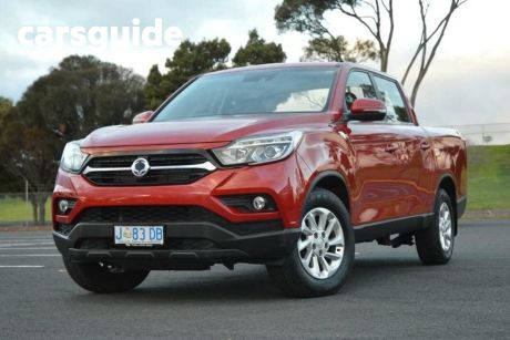 Red 2020 Ssangyong Musso XLV Dual Cab Utility ELX