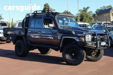 Grey 2017 Toyota Landcruiser Double Cab Chassis GXL (4X4)
