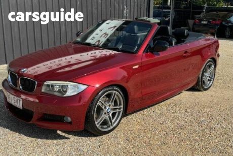 Red 2013 BMW 118D Convertible
