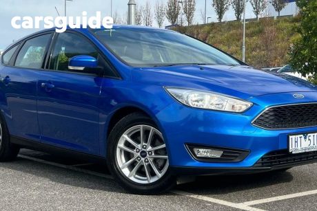 Blue 2016 Ford Focus Hatchback Trend