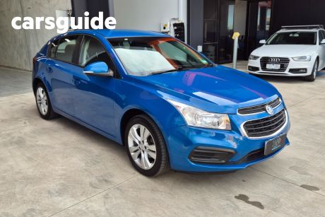 Blue 2015 Holden Cruze Hatchback Equipe
