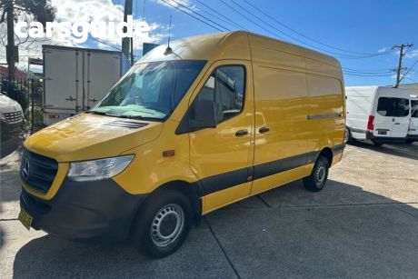 Yellow 2019 Mercedes-Benz Sprinter Commercial 314CDI Low Roof MWB 7G-Tronic + RWD