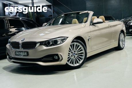 Gold 2014 BMW 420D Convertible Luxury Line