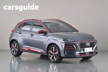 Grey 2019 Hyundai Kona Wagon Iron MAN Edition