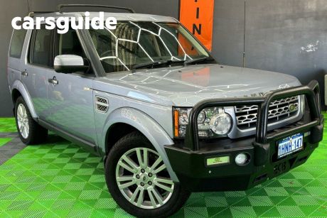 Blue 2010 Land Rover Discovery 4 Wagon 3.0 SDV6 HSE