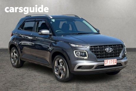 Grey 2022 Hyundai Venue Wagon Active