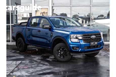 Blue 2022 Ford Ranger Double Cab Pick Up XL 2.0 (4X4)