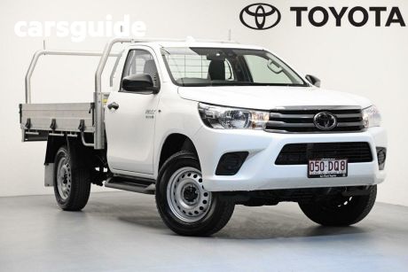 White 2021 Toyota Hilux Cab Chassis SR (4X4)