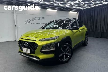 Yellow 2017 Hyundai Kona Wagon Launch Edition