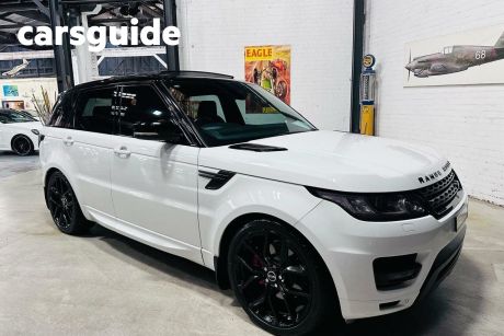 White 2017 Land Rover Range Rover Sport Wagon SE