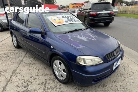 Blue 2003 Holden Astra Hatchback CD