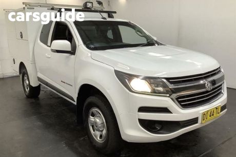 White 2018 Holden Colorado Space Cab Chassis LS (4X4)