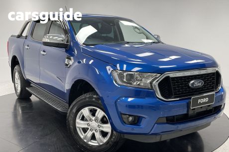 Blue 2021 Ford Ranger Double Cab Pick Up XLT 2.0 (4X4)